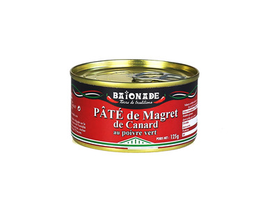 Le pâté de magret de canard au poivre vert