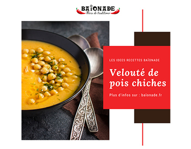 Recette : velouté de pois chiches