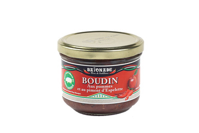 Le boudin aux pommes et au piment d'Espelette