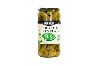 Les haricots verts plats bio